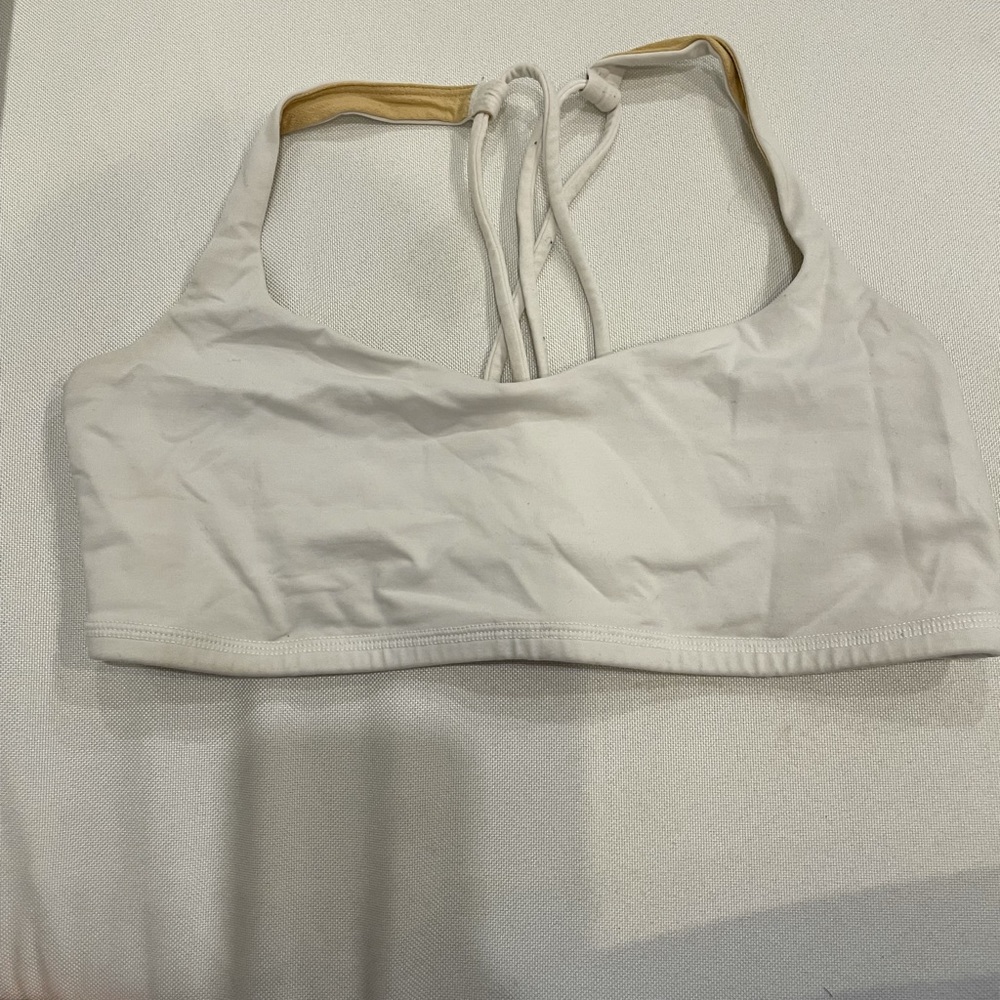White Lulu Sportsbra